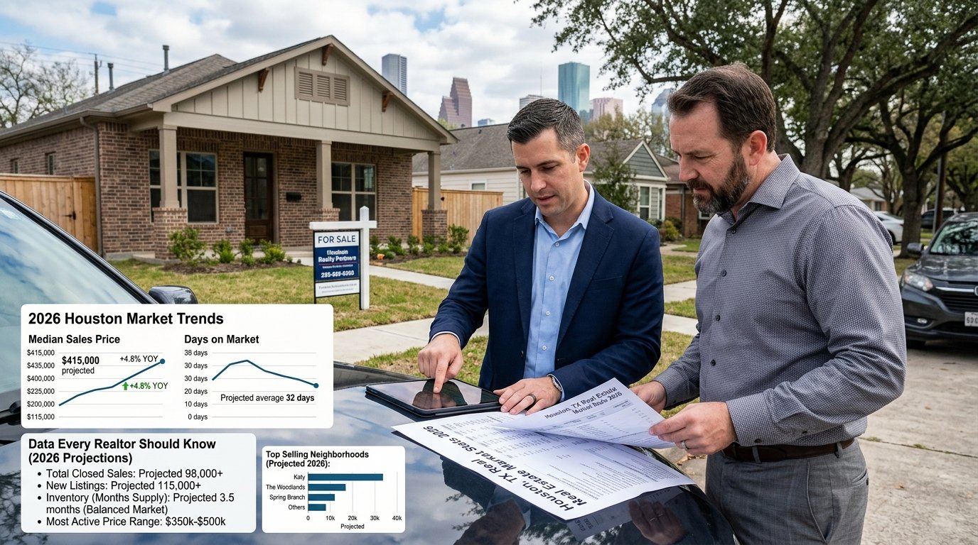 Houston, TX Real Estate Market Stats 2026: Data Every Realtor Should Know featured image